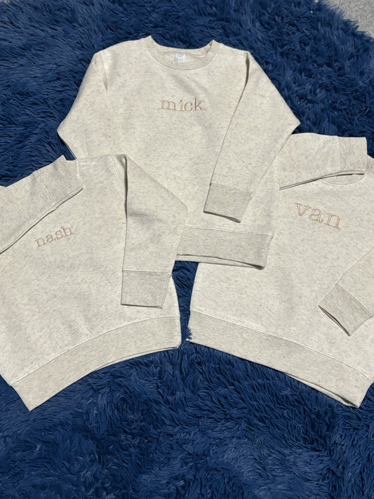 Neutral Name Sweatshirt